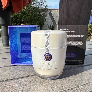 Tatcha Polished Rice Enzyme Powder in Cream and Purple